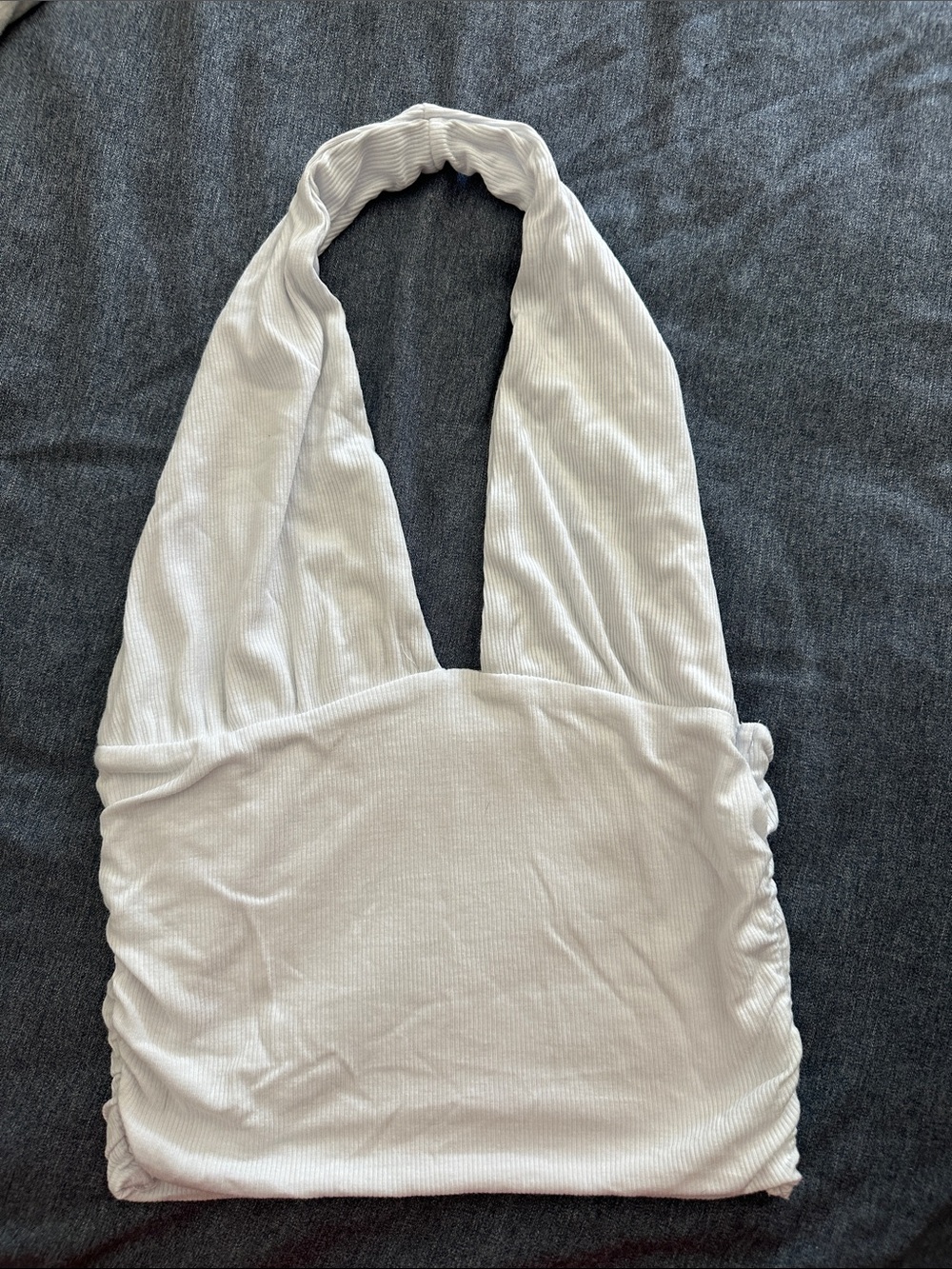 Women's Cream Halter-Top